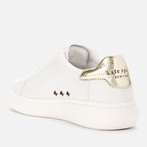 Kate Spade’s Lift trainers white and gold size 9.5